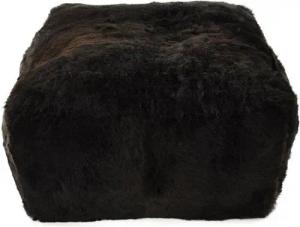 KUHFELL online & NOMAD Pouf LAMMFELL POUF FUßHOCKER AUS ECHTEM SCHAFFELL 60x60x30 cm