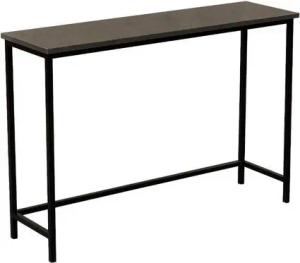 MAGNA Atelier Konsolentisch MONTE CARLO aus ECHTEM MARMOR, Ablagetisch, Metallgestell, Naturstein Sideboard, 110x32x70cm