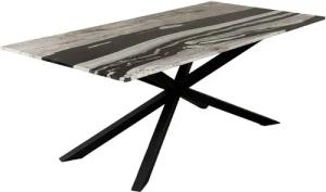 MAGNA Atelier Esstisch SPIDER aus ECHTEM MARMOR, Dining Table, Küchentisch, Naturstein, 200x100cm - 160x80cm