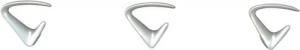 moebel-direkt-online Garderobenhaken Designhaken (Made in Italy, 3tlg.-Set), Designer: Bert & Bert