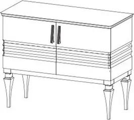 JVmoebel Kommode Klassische Kommoden Kommodenschrank Schrank Holzkommode, Made in Europa