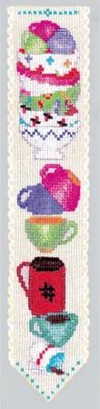 Le Bonheur des Dames Kreativset Le Bonheur des Dames Lesezeichen Kreuzstich Stickpackung "Kleine Geri, (embroidery kit by Marussia)