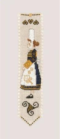 Le Bonheur des Dames Kreativset Le Bonheur des Dames Lesezeichen Kreuzstich Stickpackung "Bretons", Z, (embroidery kit by Marussia)