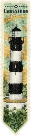 Le Bonheur des Dames Kreativset Le Bonheur des Dames Lesezeichen Kreuzstich Stickpackung "Chassiron L, (embroidery kit by Marussia)