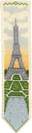 Le Bonheur des Dames Kreativset Le Bonheur des Dames Lesezeichen Kreuzstich Stickpackung "Eiffelturm, (embroidery kit by Marussia)