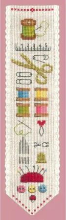 Le Bonheur des Dames Kreativset Le Bonheur des Dames Lesezeichen Kreuzstich Stickpackung "Couture", Z, (embroidery kit by Marussia)