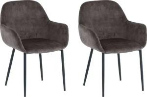 SIT Armlehnstuhl (Set, 2 St), glamouröser Bezug in Samtoptik
