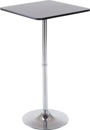 CLP Bartisch Stehtisch eckig, mit Holz-Tischplatte & Metall-Gestell