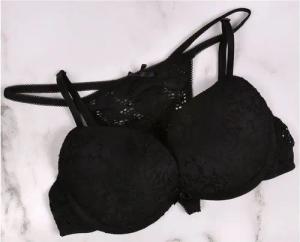 Sarcia.eu Bügel-BH Schwarzes Unterwäsche-Set 80D