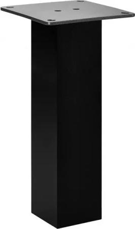 SO-TECH® Tischaufsatz Barkonsole OLBIA eckig 50 x 50 mm, Aluminium, (1-St), 50 x 50 x 220 mm gerade schwarz
