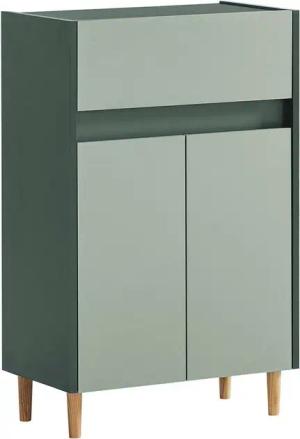 Lomadox Badkommode LOANO-80, Badmöbel Badezimmerschrank Kommode modern in grün