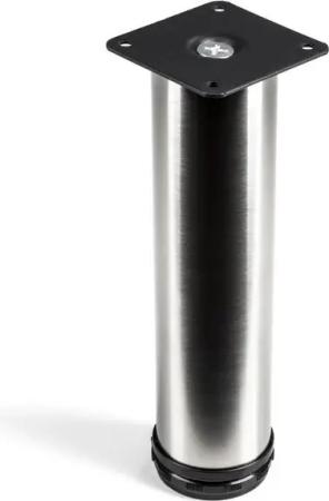 SO-TECH® Möbelfuß 4er-SET JIM Stützfuß echt Edelstahl Ø 50 mm / Höhe: 200 mm, hohe Belastbarkeit durch extra starke Rohrwandung