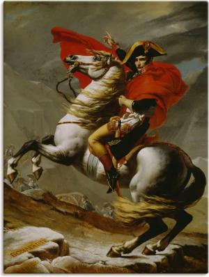 Artland Wandbild "Napoleon bei der Überquerung der Alpen.", Menschen, (1 St.), als Leinwandbild, Poster in verschied. Größen