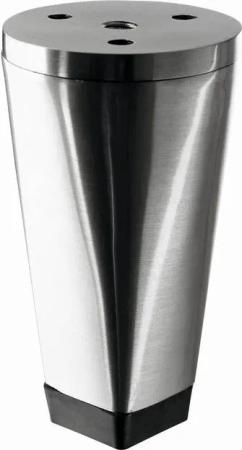 Hettich Möbelfuß Hettich Möbelfuß Neiva Edelstahl-Optik Ø 50 x 100