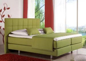 INOSIGN Boxspringbett "Neon", in 3 Matratzenarten, feine Steppung im Kopfteil, 2 Härtegrade