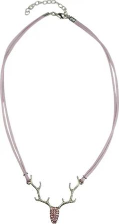 Allgäu Rebell Collier "Rosi", zweireihiges Satinband