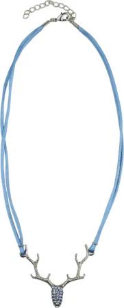 Allgäu Rebell Collier "Rosi", zweireihiges Satinband