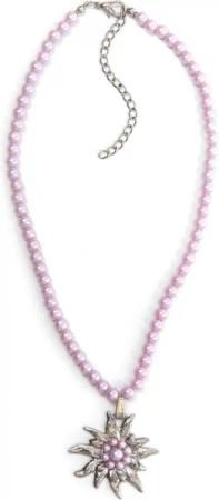 Allgäu Rebell Kette mit Anhänger "Trude", Glasperlenkette