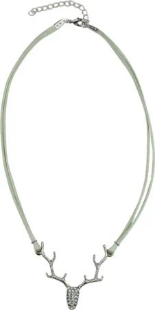 Allgäu Rebell Collier "Rosi", zweireihiges Satinband