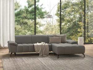 sit&more Ecksofa "Cool L-Form", wahlweise mit Kopfteilverstellung und Vorziehsitz, motorisch