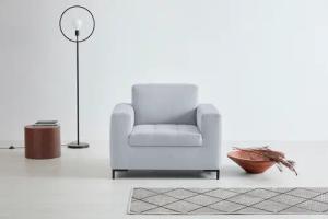 OTTO products Sessel "Grazzo", hochwertige Stoffe aus recyceltem Material, Steppung im Sitzbereich