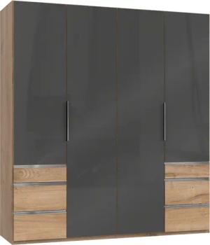 Wimex Kleiderschrank "Level by fresh to go", mit vollflächigen Glastüren