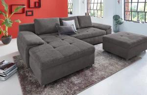sit&more Ecksofa "Top Bilbao L-Form", XXL, wahlweise mit Bettfunktion und Bettkasten