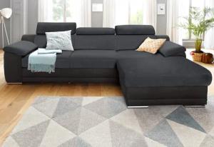 sit&more Ecksofa Xenia L-Form, mit Kopfteilverstellung, wahlweise mit Bettfunktion