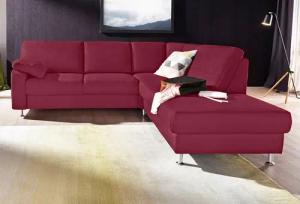 sit&more Ecksofa "Belfort L-Form", wahlweise mit Vorziehsitz und Bettkasten
