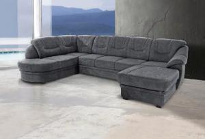 sit&more Wohnlandschaft "Savoni U-Form", wahlweise mit Bettfunktion