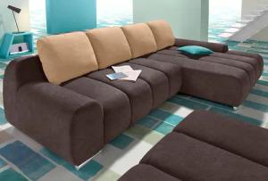 INOSIGN Ecksofa "Bono L-Form", wahlweise mit Bettfunktion