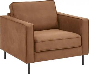 ATLANTIC home collection Sessel "Weston", im skandinavischem Stil, mit Wellenunterfederung