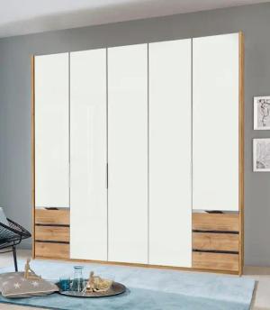 Wimex Kleiderschrank "Level by fresh to go", mit vollflächigen Glastüren