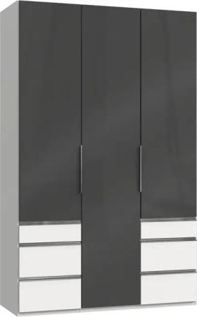 Wimex Kleiderschrank "Level by fresh to go", mit vollflächigen Glastüren