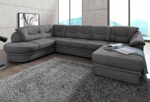 sit&more Wohnlandschaft "Savoni U-Form", wahlweise mit Bettfunktion