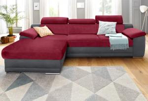 sit&more Ecksofa Xenia L-Form, mit Kopfteilverstellung, wahlweise mit Bettfunktion