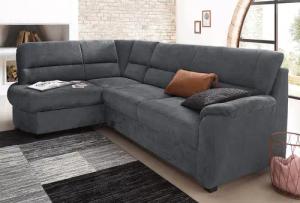 sit&more Ecksofa "Pandora L-Form", wahlweise mit Bettfunktion und Bettkasten