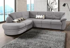 sit&more Ecksofa "Savoni L-Form", wahlweise mit Bettfunktion