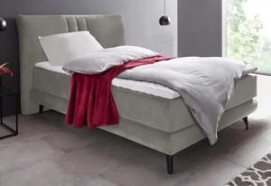 Places of Style Boxspringbett "Skien", incl. Kaltschaumtopper, 2 Härtegrade, 3 Ausführungen
