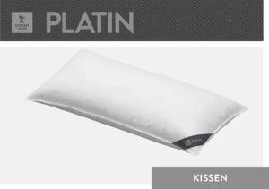 SPESSARTTRAUM Daunenkissen "Platin", Füllung: 60% Gänsedaunen, 40% Gänsefedern, Bezug: 100% Baumwolle, (1 St.), hergestellt in Deutschland, allergikerfreundlich
