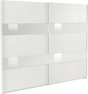 Wimex Schwebetürenschrank "Altona", mit Glaselementen und zusätzlichen Einlegeböden