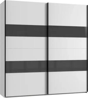 Wimex Schwebetürenschrank "Altona", mit Glaselementen und zusätzlichen Einlegeböden