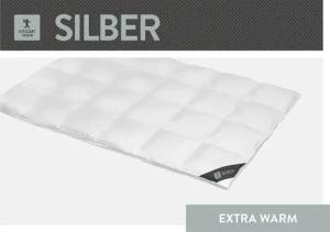 SPESSARTTRAUM Daunenbettdecke "Silber", extrawarm, Füllung 100% Daunen, Bezug 100% Baumwolle, (1 St.), hergestellt in Deutschland, allergikerfreundlich