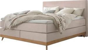 HASENA Boxspringbett "Scandia", Massivholzrahmen und Füsse aus Eiche