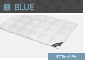 SPESSARTTRAUM Daunenbettdecke "Blue", extrawarm, Füllung 60% Daunen, 40% Federn, Bezug 100% Baumwolle, (1 St.), hergestellt in Deutschland, allergikerfreundlich