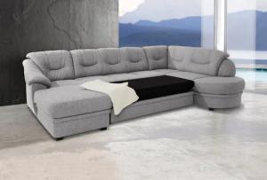 sit&more Wohnlandschaft "Savoni U-Form", wahlweise mit Bettfunktion