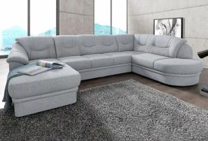 sit&more Wohnlandschaft "Savoni U-Form", wahlweise mit Bettfunktion