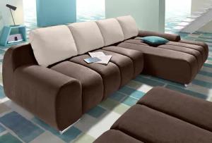 INOSIGN Ecksofa "Bono L-Form", wahlweise mit Bettfunktion