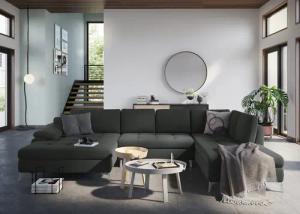 sit&more Wohnlandschaft "Latigo U-Form", mit Mega-Recamiere, wahlweise mit Bettfunktion und Bettkasten