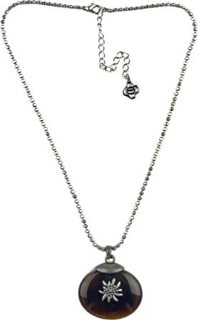 Allgäu Rebell Kette mit Anhänger "Franzi", mit Edelweiß